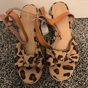Cheetah Wedge Heels